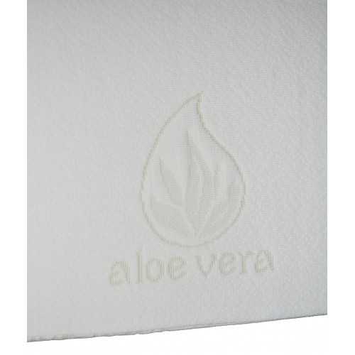 Matelas aloe vera déhoussable 90x190x20 cm