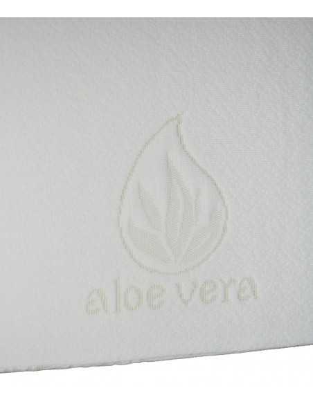 Matelas aloe vera déhoussable 90x190x20 cm