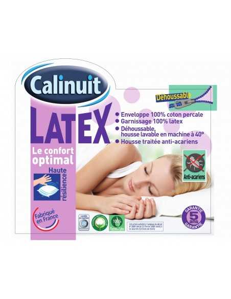 Oreiller anti acariens en latex